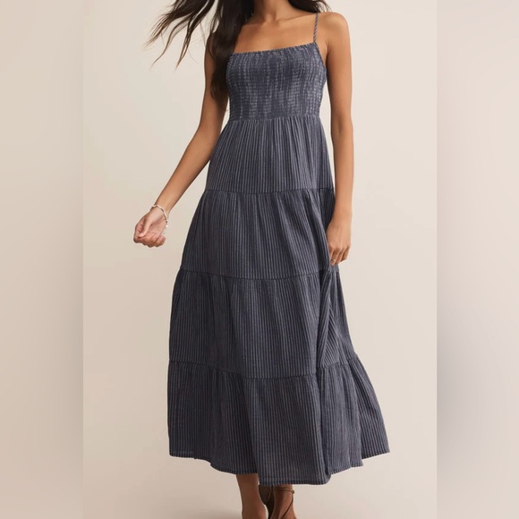Z Supply Balos Striped Gauze Maxi Dress - Picture 4 of 5
